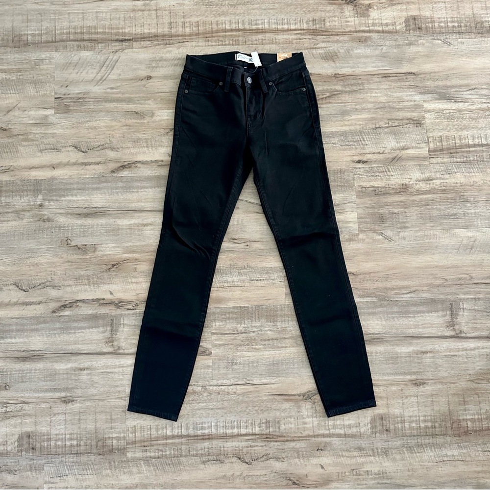 Madewell Black Denim Skinny Jeans